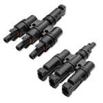 Jungtis saulės mc4 tipas t 1000v 30a sukomplektuota Qoltec