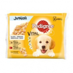 PEDIGREE Junior konservuotas ėdalas &scaron;unims 4x100 g