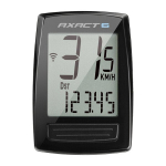 Velo kompiuteris Giant Axact 6 Wired, juodas
