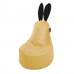 Vaiki&scaron;kas sėdmai&scaron;is Qubo Mommy Rabbit veliūrinis geltonas prakti&scaron;kas