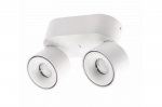 LED &scaron;viestuvas Bianco CCT, 16W, 680lm, 2700/3300 / 4000K, apvalus, baltas, LD-BNCC16WOB2-NB, GTV