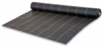 Agroplėvelė nuo piktžolių Bradas, 90 g/m&sup2;, 1.6 x 100 m, juoda