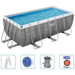 Baseino rinkinys Bestway Power Steel, 412x201x122cm, su filtru