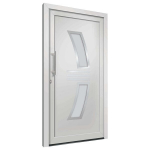 vidaXL Priekinės durys baltos spalvos 88x200cm