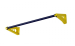 Prie sienos montuojamas skersinis Sanro WO-100, iki 100 kg, juodas/geltonas, -