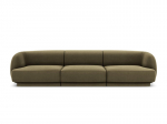 Sofa Micadoni Home Miley Miley 259x85x74 cm, ruda