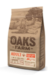 Oak's Farm Grain Free suaugusiems visų veislių &scaron;unims su la&scaron;i&scaron;a ir kriliu, 12 kg