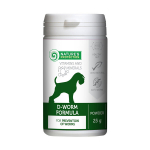 Suaugusių &scaron;unų papildas prevencijai nuo kirmėlių Nature's Protection, 25 g