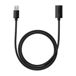 USB 3.0 kabelio prailgintuvas 1m, juodas