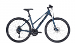 Dviratis 28 Bulls Crossbike 2 trapez 27g, mėlynas, 54