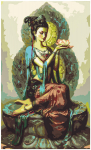 Tapyba pagal skaičius Lakshmi, 30x50 cm