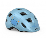 Dviratininko &scaron;almas MET Hooray Pale Blue Hippo Glossy, mėlynas, Vienas dydis