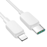 USB Kabelis Joyroom "A14" baltas "Type-C / Lightning" 120cm (iki 30W)