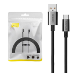 USB-A į USB-C kabelis Baseus Superior Series 100W, 2 m, juodas
