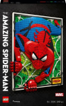 LEGO&reg; ART 31209 Nuostabus žmogus-voras, 3D sienų pie&scaron;inių rinkinys, komiksas paaugliams ir suaugusiems