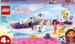 10786 LEGO&reg; Gabby's Dollhouse Gabės ir katytės undinėlės laivas bei vandens pramogos