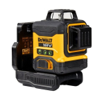 Kryžminis lazerinis nivelyras DeWalt DCLE34031NXJ
