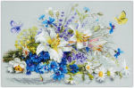 Siuvinėjimo rinkinys Magic Needle Lilies and Cornflowers 510-227