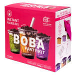 Paruo&scaron;tas burbulinės arbatos rinkinys Boba Party Kit O's Bubble, 6 x 60g
