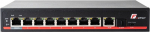 Komutatorius POE GetFort 8+1+SFP Gigabit Ethernet 120W