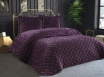 L'Essentiel Maison lovatiesės komplektas Lima Damson, 260x250 cm, 3 dalių