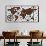 Pakabinama dekoracija World Map Large - 2, 1 vnt.