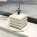 Keraminis muilo dozatorius voniai, Baltas