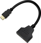 Hdmi skirstytuvas Savio Ak-77 1xm į 2xf, 1080p 60hz, 30cm