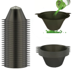 30 vnt. 100MM 190 mikronų plastikinis daugkartinis dažų filtras su nailoniniu tinkleliu