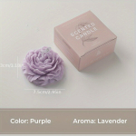 Bijūninė aromaterapinė žvakė dovanų dėžutėje, Violetinė