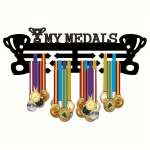 Medalių kabykla Deluks My Medals, juoda