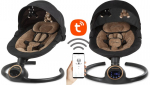 Kidwell Reve elektrinis gultukas su nuotolinio valdymo pultu Kidwell REVE black/gold