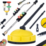 Valymo &scaron;epetys Rosfix T-Racer &ndash; Tinka Karcher K2&ndash;K7, Komplektas 5 purk&scaron;tukai, Max 160 bar