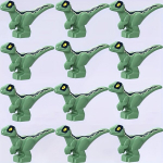 Mini dinozaurų modelių konstruktorius