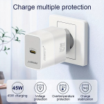 45W USB C sieninis įkroviklis