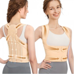 Reguliuojamas  Laikysenos Korektorius Nugarai.,  Smėlio spalvos