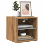Sieninė tv spintelė su led lemputėmis, artisano, 30x28,5x30cm