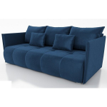 Sofa-lova Nesta, mėlyna, pliu&scaron;as