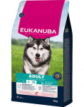 Eukanuba Laife Care Large Adult sausas maistas didelių veislių &scaron;unims su la&scaron;i&scaron;a ir miežiais, 12 kg