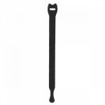 Daugiafunkciniai Velcro tvirtinimo dirželiai Bradas TR, 12 x 200 mm, 10 vnt, black