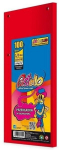Pastello segtuvojo skirtukai 1/3 A4, 100 vnt., raudoni