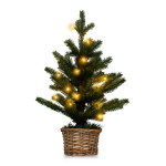 Mini dirbtinė Kalėdų eglutė su LED lemputėmis 53 cm