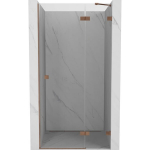 Du&scaron;o durys Mexen Lunar L, de&scaron;inė, 105 cm, transparent/brushed copper