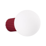 Sollux Lighting sieninis &scaron;viestuvas Halo, bordo spalvos