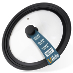 Universali stiklinė dangtis su silikonu, 28-32 cm
