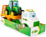 Tomy John Deere Traktorius su priekaba ir garsu