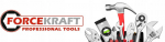 222 dalių įrankių rinkinys Crv 1/4" 3/8" 1/2" Forcekraft