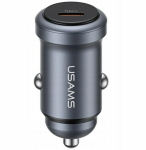 Usams Cc321 Automobilinis Įkroviklis 30w Pd Usb-c Aliuminio Tarnish