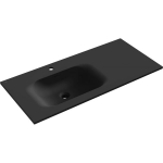Praustuvas Mexen Vela, Left, 101 x 46,5 cm, Black matt