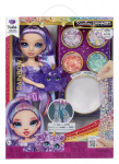 Rainbow High Shimmers Violet lėlė, 28 cm, su slime rinkiniu